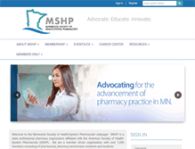 Tablet Screenshot of mnshp.org
